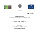 Rezoluce č. 3 – O výsledcích evropské spolupráce na poli územního plánování